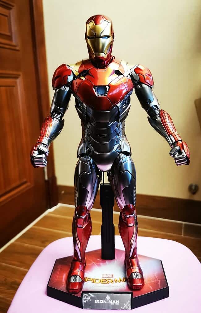 开箱丨Hot Toys 蜘蛛侠英雄远征钢铁侠Mark 47 1:6比例合金珍藏人偶插图10